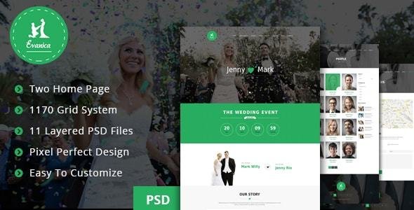 Evanica - General Wedding Site Theme
           TFx