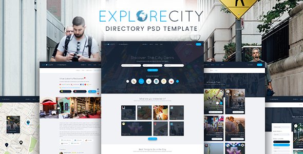 Explore City - Directory Listing PSD Template
           TFx