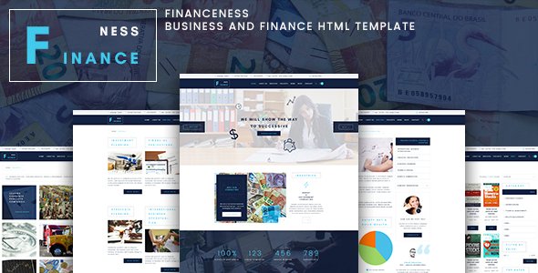 Financeness - Business and Finance HTML Template
           TFx