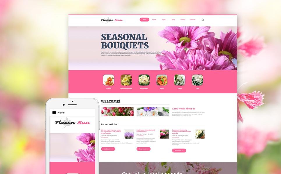 Flower Sun Joomla Template TMT