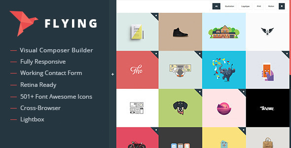 Flying - Interactive Portfolio WordPress Theme
           TFx