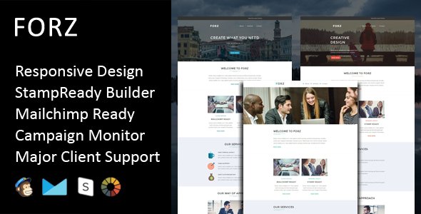 Forz - Multipurpose Responsive Email Template + Stampready Builder
           TFx