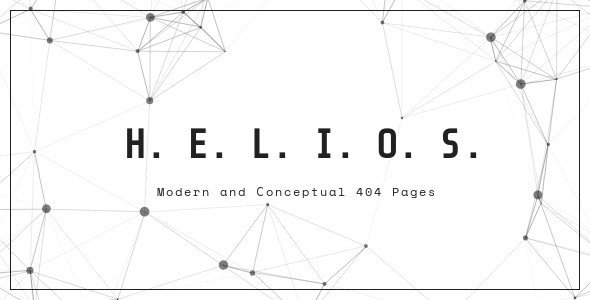 Helios - Modern and Conceptual 404 Pages
           TFx