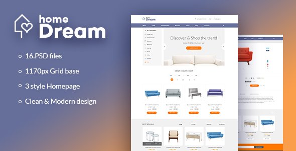 Home Dream
           TFx PSDTemplates