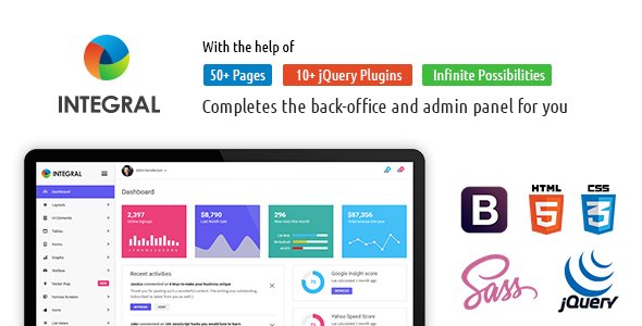 Integral Admin and Back office Template
           TFx
