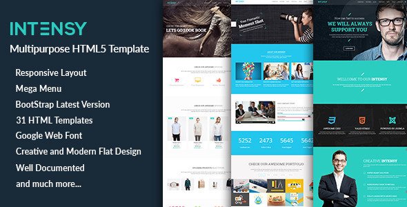 Intensy - Multipurpose HTML5 Template
           TFx