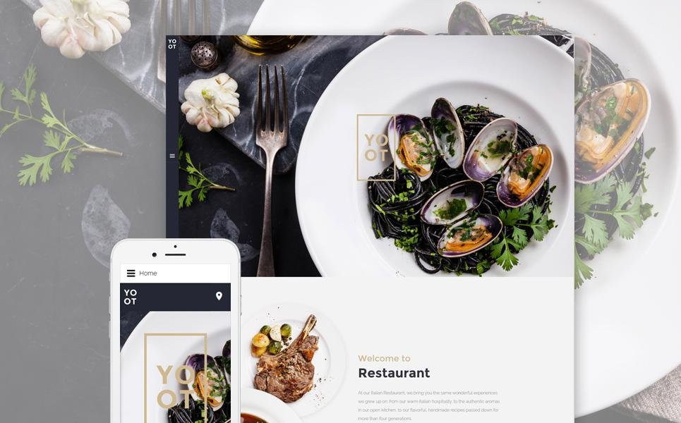 Italian Restaurant Responsive Joomla Template TMT