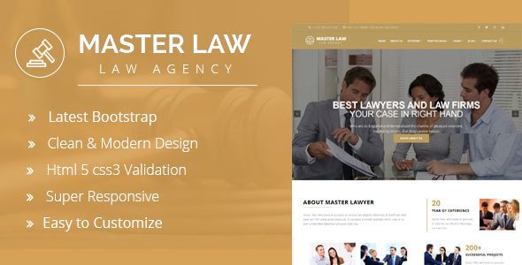 Lawyer - Company HTML Template
           TFx