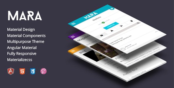 Mara | Material Design - Angular Admin Theme
           TFx