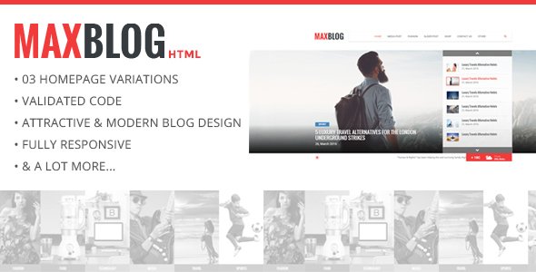 Max Blog - Fully Responsive Blog Template
           TFx