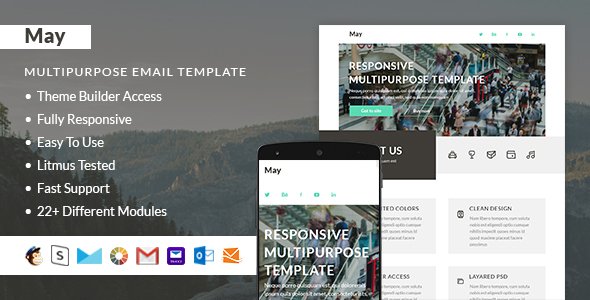 May – Responsive Email + StampReady Builder
           TFx