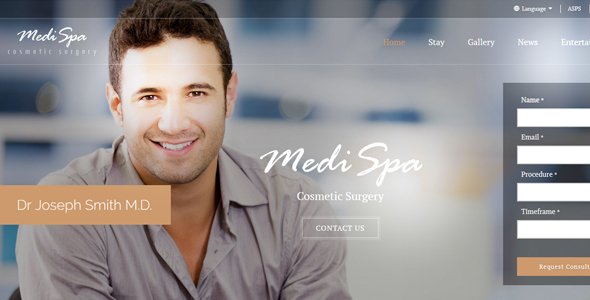MediSpa Cosmetic Surgery HTML Template
           TFx