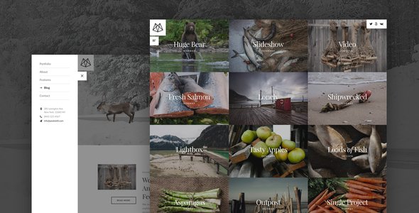 Peekskill – Responsive Portfolio Joomla Theme
           TFx