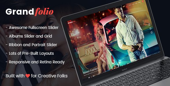 Photo WordPress Theme - Grand Folio
           TFx