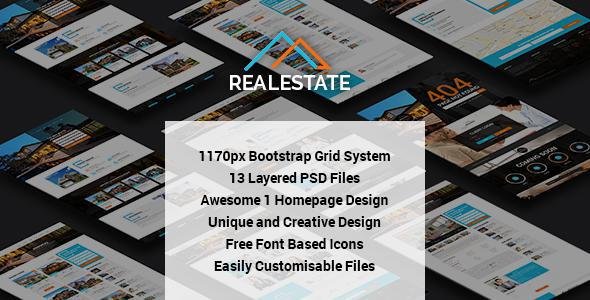 RealEstate - Multi Purpose PSD Template
           TFx