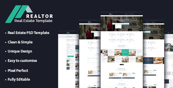 Realtor Real Estate PSD Template
           TFx