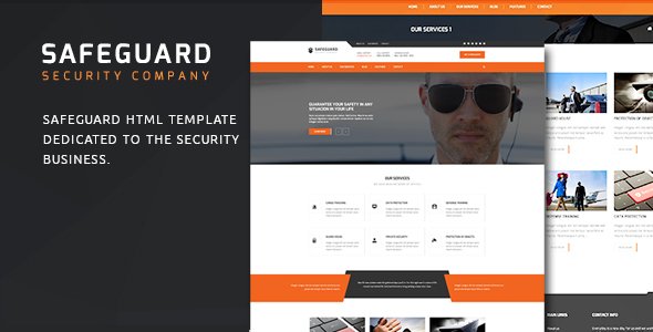 Safeguard - Security Services HTML Template
           TFx