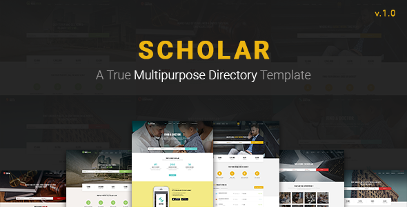 Scholar - Multipurpose Directory Template
           TFx