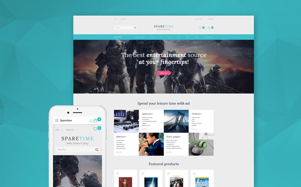 Spare Time OpenCart Template TMT