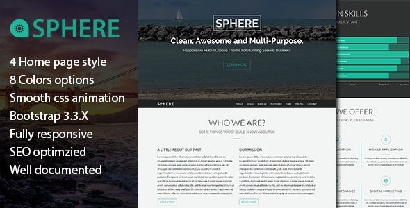 Spheretheme - Best Multi-Purpose One Page HTML Template
           TFx