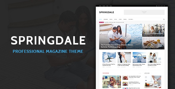 Springdale - Magazine PSD Template 
           TFx
