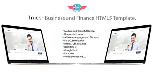 Truck - Business and Finance HTML5 Template.
           TFx