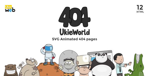 UkieWorld 404 - Awesome SVG Animated Pack
           TFx