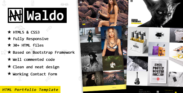 Waldo - Responsive HTML Portfolio Website Template
           TFx