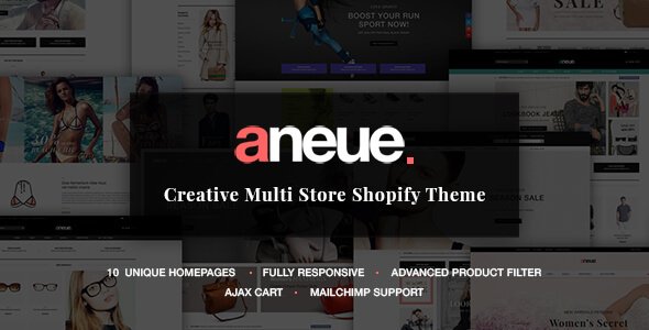 Aneue - Creative Multi-stores Shopify Theme
           TFx