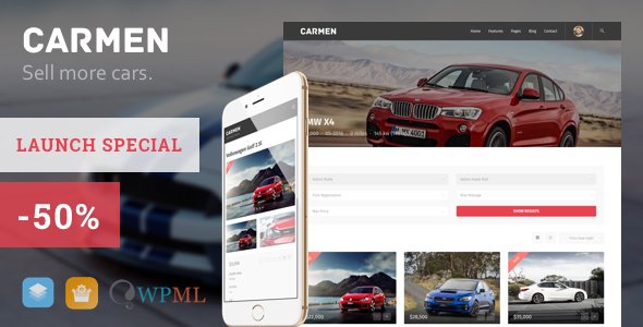 Carmen - Car Dealership WordPress Theme
           TFx