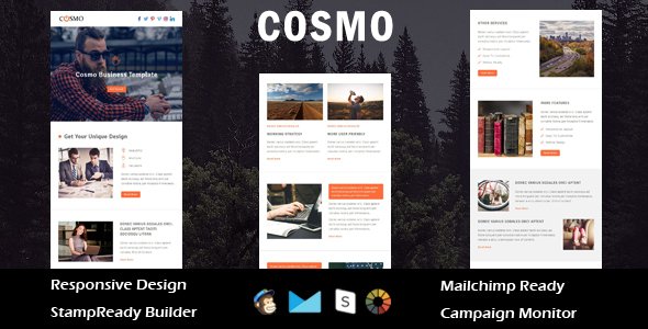 Cosmo - Multipurpose Responsive Email Template + Stampready Builder
           TFx