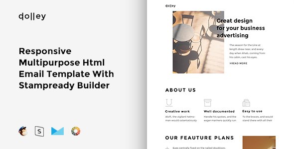 Dolly - Responsive  Multipurpose Email Template + Stampready Builder
           TFx