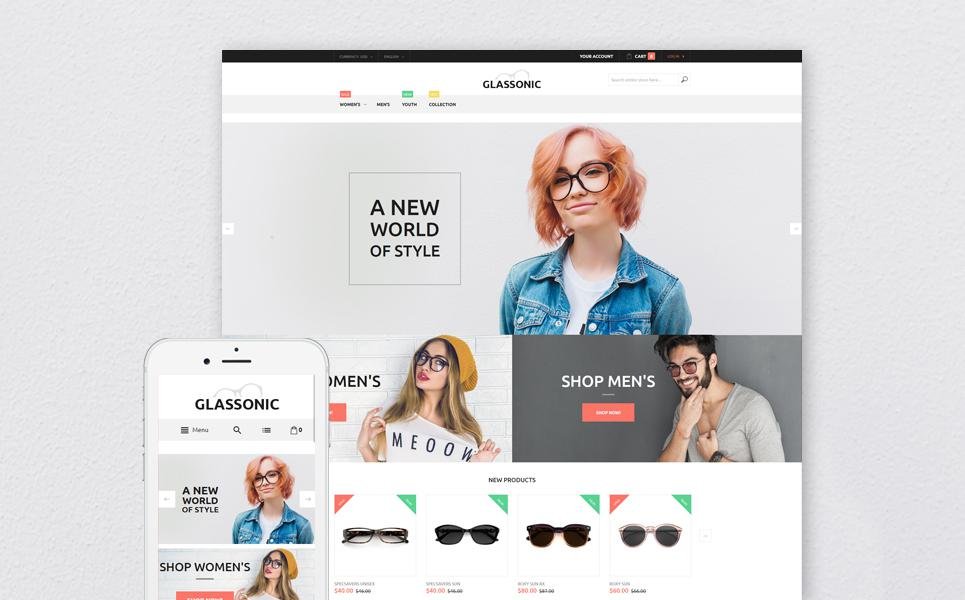 Eye Glasses Responsive Magento Theme TMT