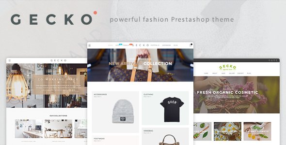 Gecko - Powerful Fashion, Organic Prestashop Theme
           TFx