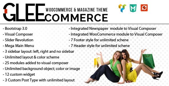 GleeCommerce - Multiconcept Woo and Magazine Theme
           TFx