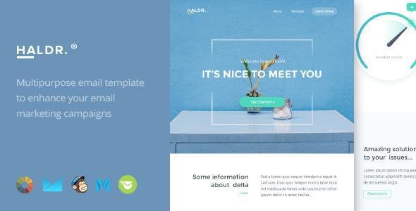 Haldr - HTML Email Template + Builder 2.0
           TFx