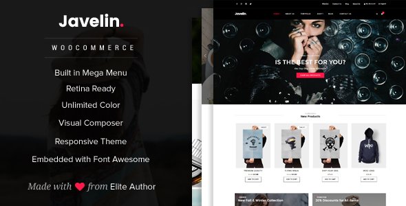 Javelin - Woocommerce WordPress Theme
           TFx