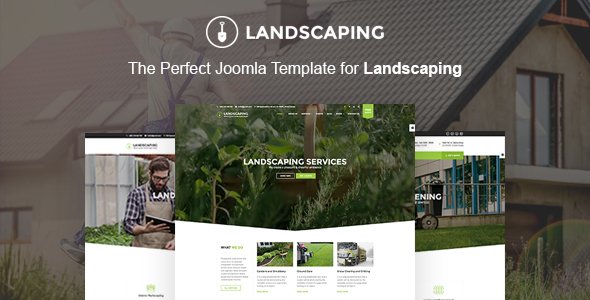Landscaping Joomla Template - Landscaping
           TFx