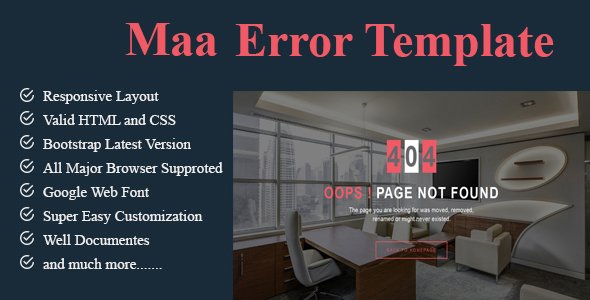Maa Error Template
           TFx