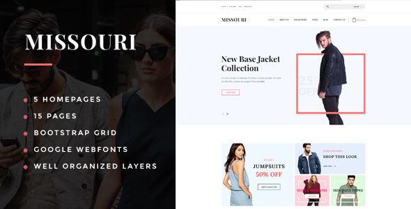 Missouri - Fashion WooCommerce WordPress Theme
           TFx