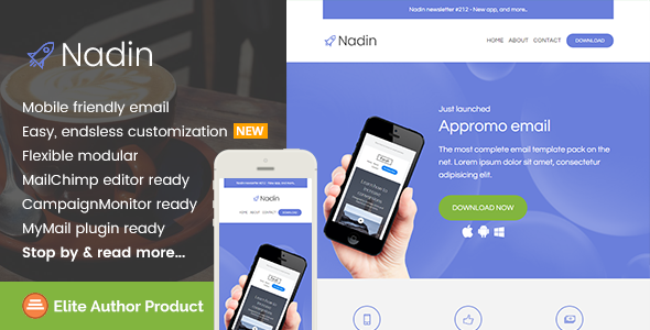 Nadin, App Promo Email Template + Builder Access
           TFx