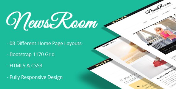 Newsroom - Responsive Blog Template
           TFx