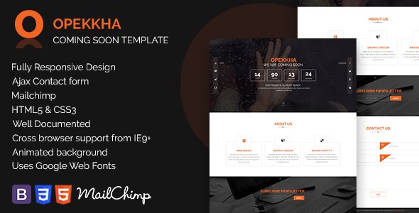 Opekkha - HTML5 Responsive Coming Soon Template
           TFx
