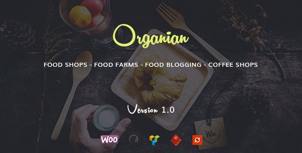 Organian Food, Responsive WordPress Theme
           TFx