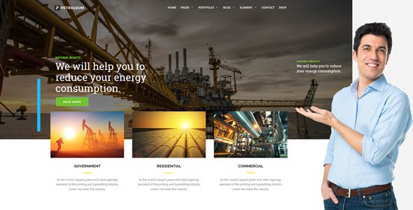 Petroleum - Oil, Gas and Chemical WordPress Theme
           TFx