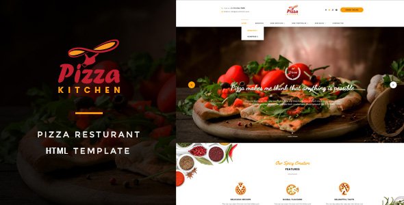 Pizza Kitchen - Pizza & Fast Food HTML Template
           TFx