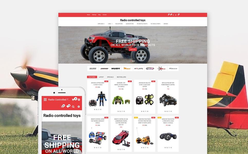 Radio Controlled Toys Responsive OpenCart Template TMT