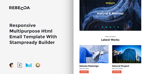 Rebecca- Responsive Multipurpose Email Template + Stampready Builder
           TFx