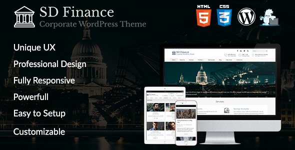 SD Finance - Corporate WordPress Theme
           TFx