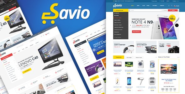 Savio - Electronics Ecommerce PSD Template
           TFx